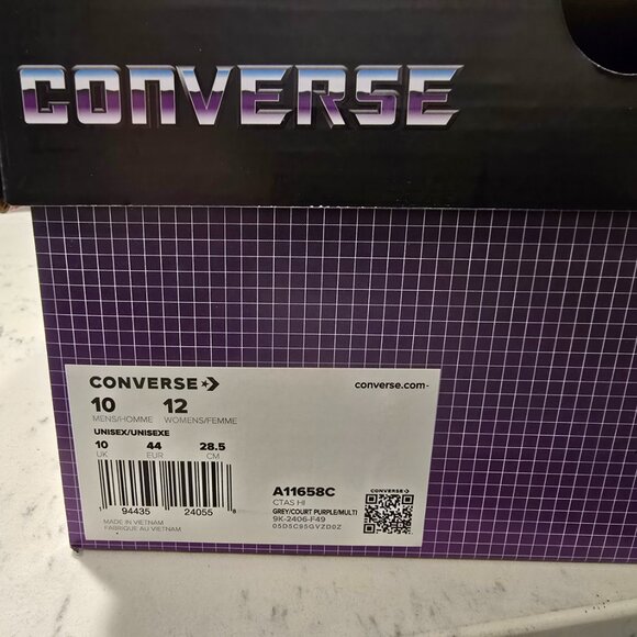 CONVERSE All Star Transformers Megatron Limited Edition Men's Shoes SIZE 10 NEW - Picture 8 of 10